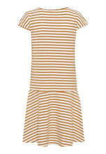 Load image into Gallery viewer, Grobund Marianne Gold Striped Dress