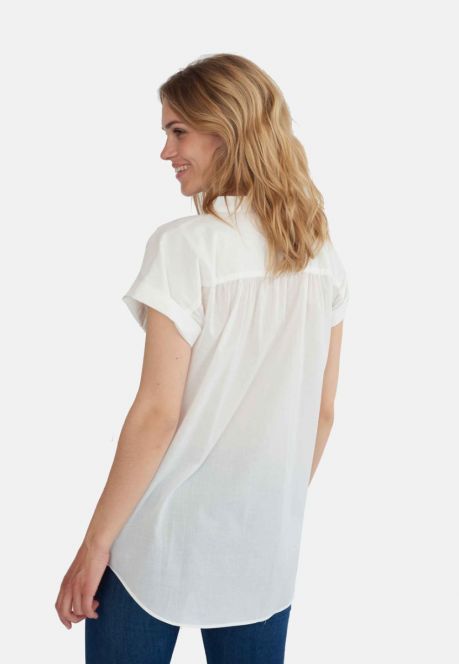 Grobund White Short Shirt