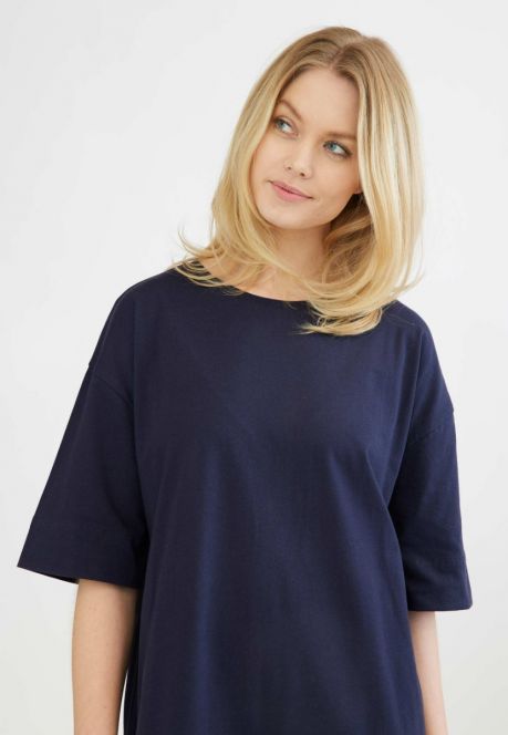 Grobund T-shirt Dress Blue