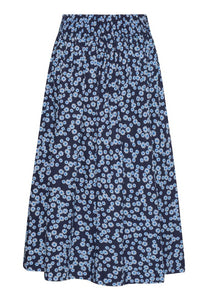 Grobund Mette Blue Flower Skirt