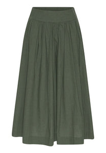 Grobund Mette Green Melange Skirt