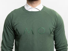 Load image into Gallery viewer, AMOV Logo Sweat Men Bottle Green