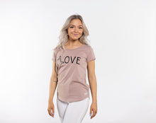 Load image into Gallery viewer, Love Tee Women Dusty Mauve