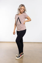Load image into Gallery viewer, A Logo Tee Women Dusty Mauve