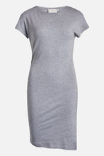 Load image into Gallery viewer, Ane Rib Dress Light Grey Melange