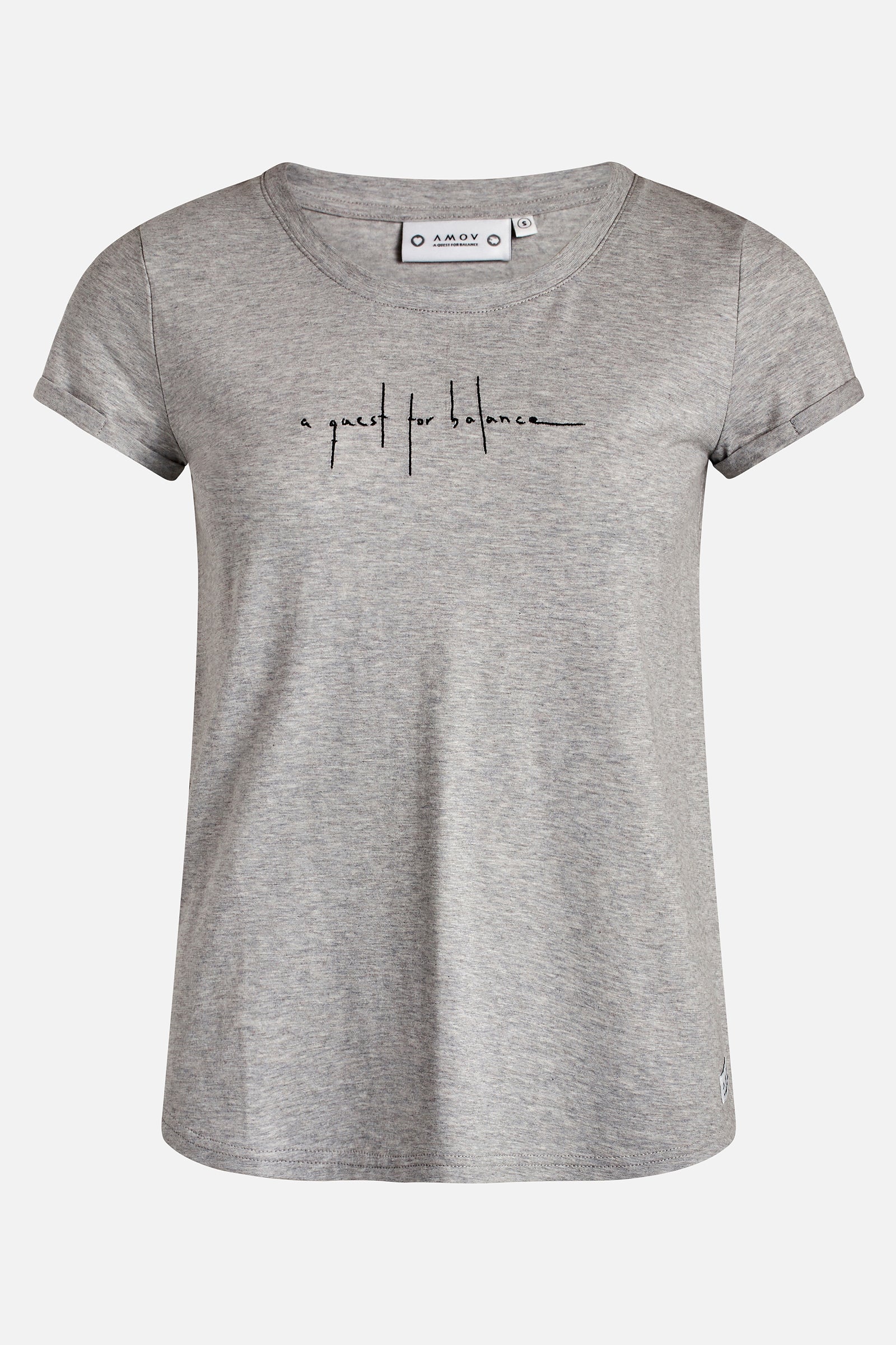 Alma AQFB Tee Light Grey Melange